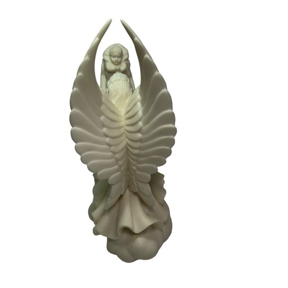 1998 Roman Inc Millenium Angel 2nd In Guardian Angel Series Figurine No 9H 1310 - Picture 3 of 8